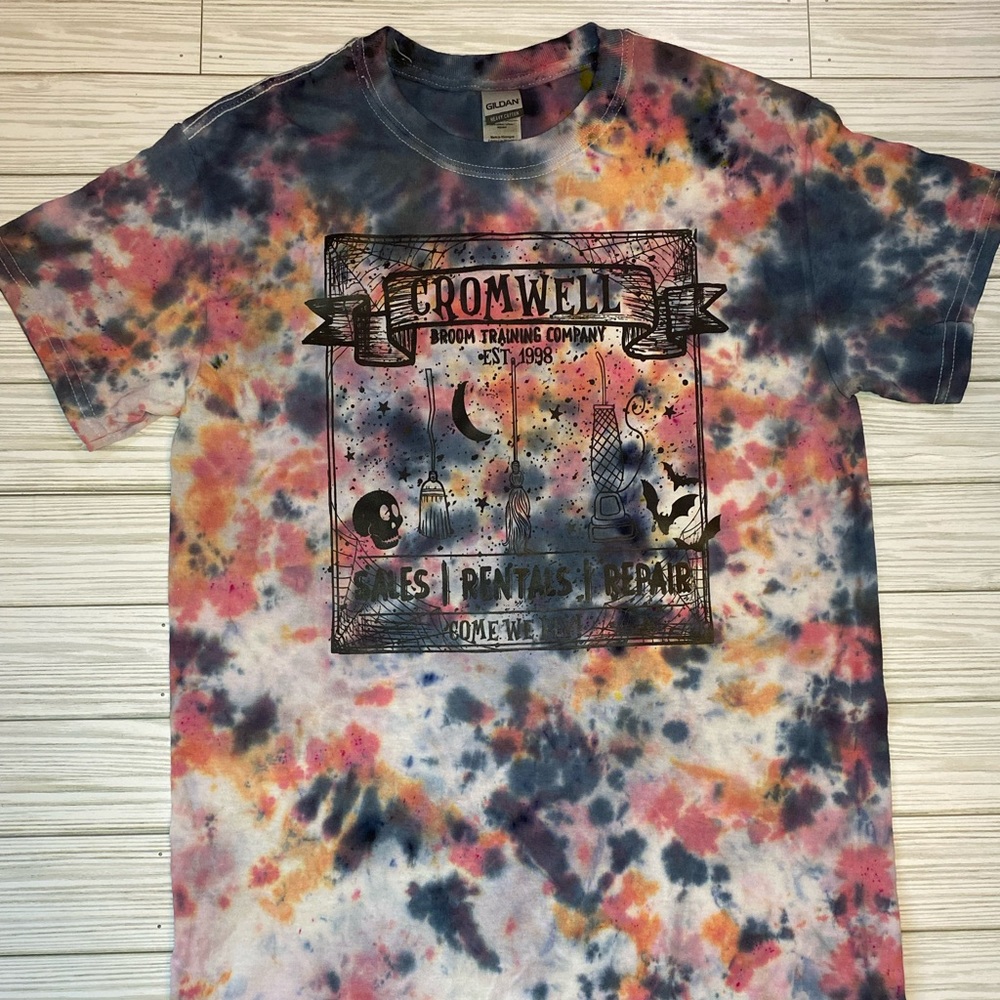 Tie dye Halloweentown Cromwell shirt